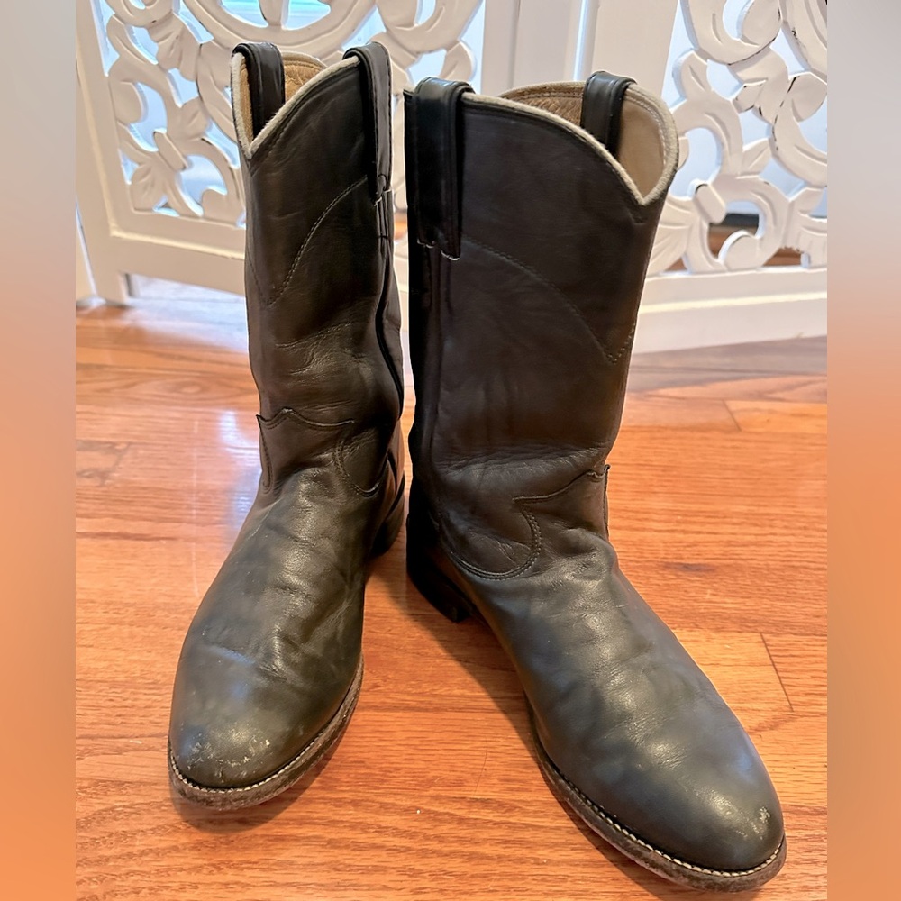 Justin brand forest green cowboy boots